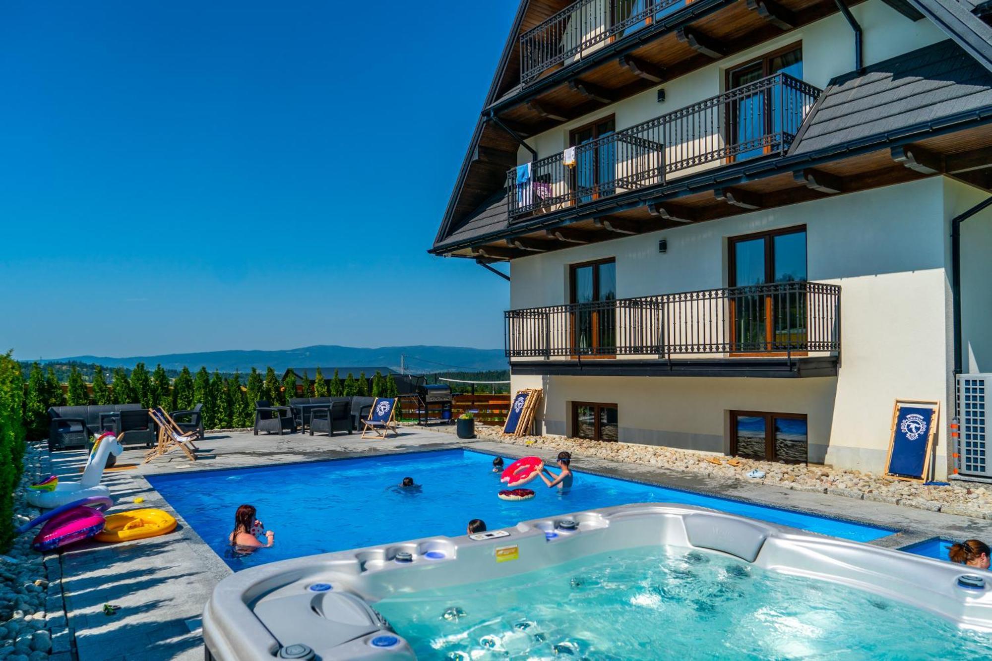 Aparthotel Rabian-Ski Zewnetrzny Basen Oraz Jacuzzi Z Podgrzewana Woda Sala Zabaw I Dmuchaniec Bialka Tatrzanska Ngoại thất bức ảnh